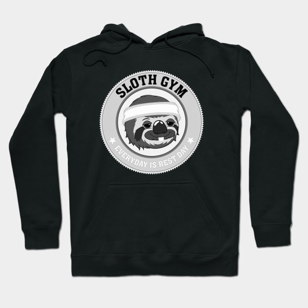 Sloth Gym Hoodie by Woah_Jonny